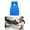 blue, variant on Beard Apron Cape for Men Trimming and Shaving, the hair Beard Clippings Catcher Bib with 2 Suction Cups.Best Gift for Man/husband/boyfriend - blue