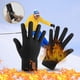 thumbnail image 1 of Guantes de punto de invierno cálidos para hombres y mujeres con pantalla mejorada, guantes antideslizantes con forro polar, chaqueta cálida y protector de manos., 1 of 2