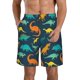 thumbnail image 1 of Fotbe Colorful Dinosaur Trajes de Baño Estampados para Hombre, Shorts de Verano de Secado Rápido, Ropa de Playa, Bañadores-XX-Large, 1 of 6