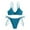 Dark Blue, variant on Efsteb Bikini Sets for Women Two Piece Swim Suit Bathing Suits Bandage Bikini Sets Solid Color Fashion Swimwear (Black,XL)