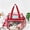 Red, variant on Zipper Organization Bags, Multifunctional Transparent Backpack (Black), Waterproof Pvc Storage Bag, Large Capacity Travel Bag for Work, Sports Games, Gym
