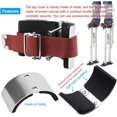 thumbnail image 2 of HUGFEGWE Drywall Stilt Strap, 2Pcs Adjustable Comfort Drywall Home Improvement Stilts Firm Leg Band Straps Loop Replacement Accessory Kit, Universal Drywall Stilts Foot Strap for Stilts CJB91-13520, 2 of 9