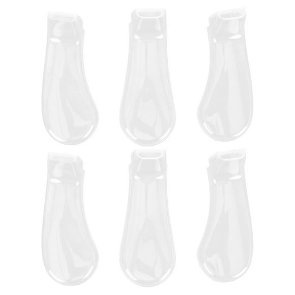 BRIGHTFUFU 6 piezas Piano PIE PITO PLÁSCO MANEJAS PRÁLESTO PEANO PEDAL Cubiertas de protección