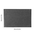 thumbnail image 3 of Matoen Door Mat for Indoor&Outdoor, 16" x 24", Black Washable Door Mat, Heavy Duty Non-Slip Entrance Rug Shoes Scraper, Super Absorbent Front Door Mat Carpet, 3 of 8