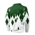 thumbnail image 5 of QHRMKOG Mens Sweatshirts Color Block Warm Half Zip Pullover Relaxed Fit Sport Stand Collar Sweatshirts Autumn Casual Long Sleeve Top Green L, 5 of 5