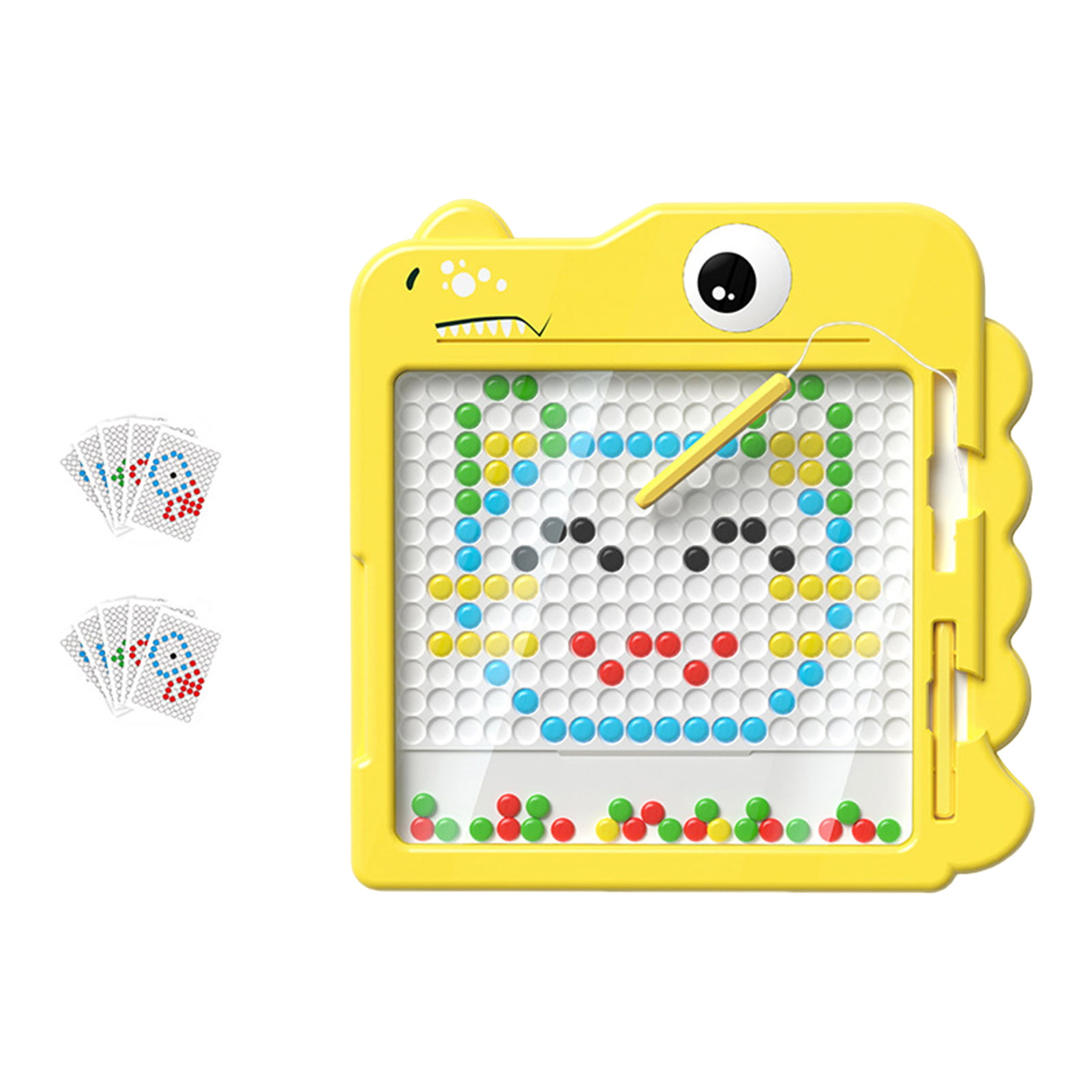 Magnetic Dots Drawing Board Travel Games for Kids Ages 3-5 Crab Toddler  Doodle Beads Board