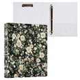 thumbnail image 3 of Iauyy PVC Round Ring Binders, 200 Page Capacity, 2 Pack，Floral Pattern, 3 of 8
