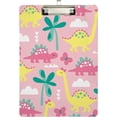 thumbnail image 2 of Coolnut 12"x9" Dinosaur Clipboard A4 Size Standard Size Clipboards Decorative Clipboard with Low Profile Metal Clip for Office, School, Nurses, Students, 2 of 7