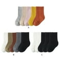 thumbnail image 4 of URMAGIC Toddler Boys Girls Low Cut Ankle Socks Kids Half Cushion Low Cut Socks Solid Color Cotton Socks|pack of 5, 4 of 4