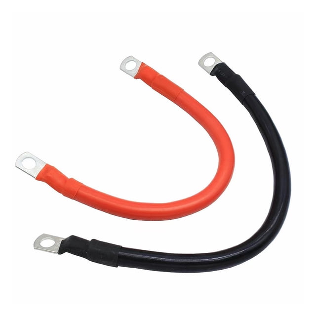 Cable y Conector de Empalme Sidaley 30cm Rojo y Negro