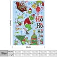 thumbnail image 3 of Merry Christmas Blanket Throw Fleece Blanket All Season Light Weight Living Room/Bedroom Warm Blanket 60"X50", 3 of 6