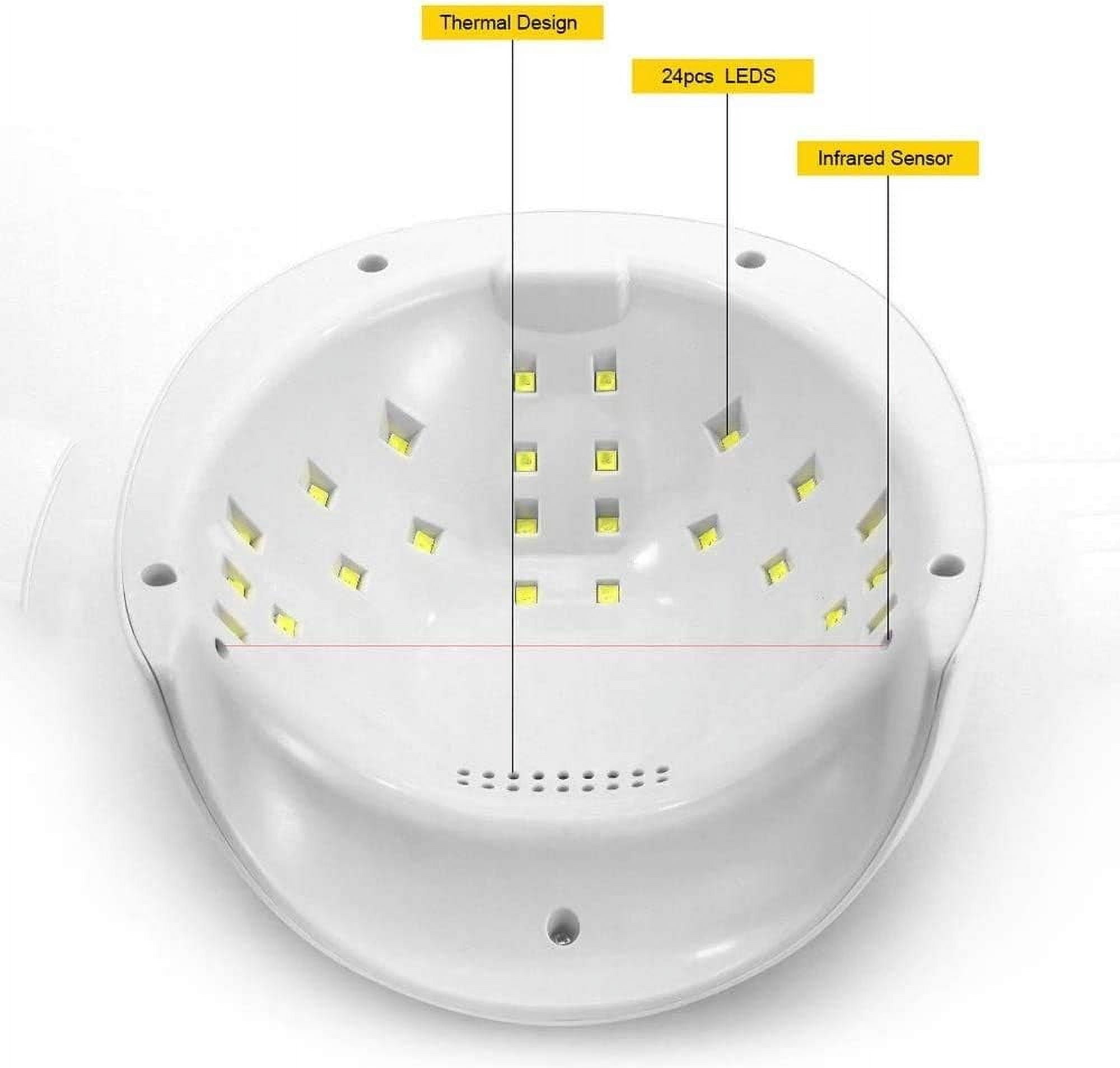 LED Nail Lamp 48W Nail Dryer Led Gel Nail Polish Lamp for Quick Drying LED Gel Polish with 4 Timer/Large LCD Display