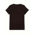 thumbnail image 2 of God Blessed Letter Print T-Shirt, Short Sleeve Crew Neck Casual Top for Summer & Spring, Women'S Clothing, 2 of 5