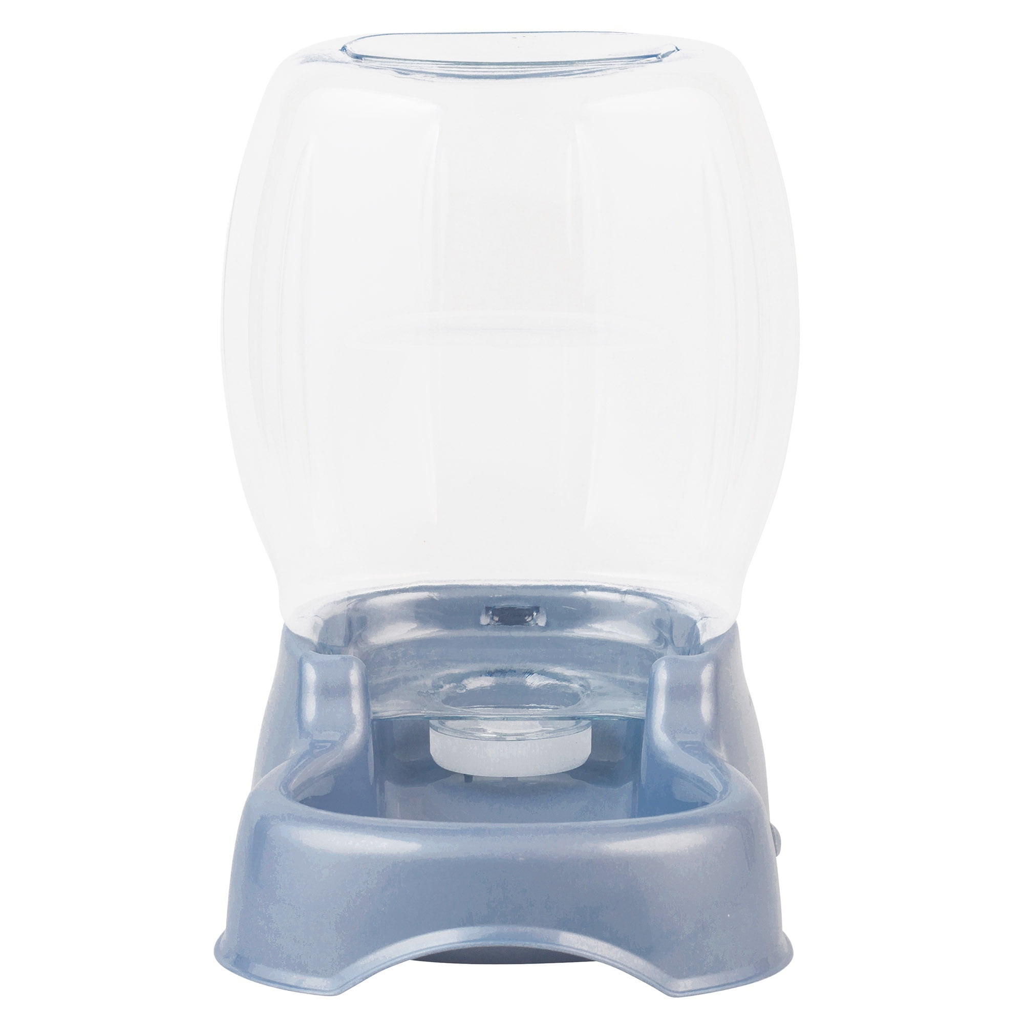 Petmate Pet Café Automatic Gravity Waterer Water Dispenser for Medium to Large Dogs and Cats, Pearl Ash Blue, 1.5 Gal