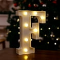 thumbnail image 2 of Light Up Letters, Marquee Light Up Numbers, Battery Powered and Bright with Every Letter of The Alphabet, for Wedding, Birthday, Party, Celebration, Christmas or Home Decoration, 2 of 3