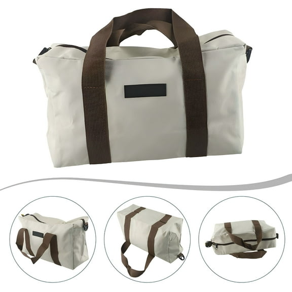 GASTROPOD 14inch Waterproof Oxford Maintenance Storage Tool Bag Large Capacity Portable Canvas Tool Bag for Store Wrenches Screwdrivers Grey