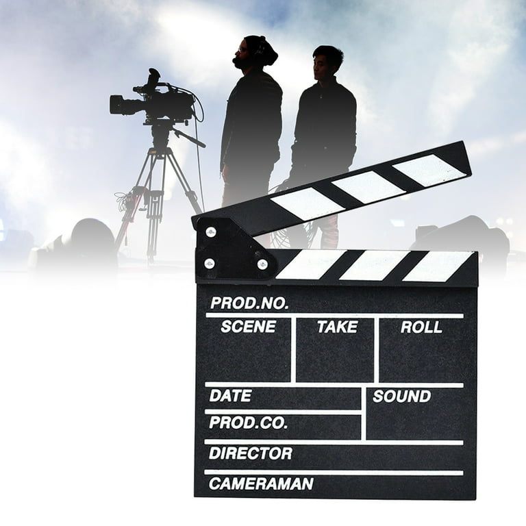 Clap Clap Clap Board, Regista In Legno Scene Clapperboard TV Movie
