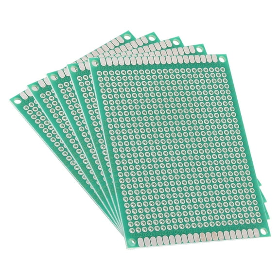 6x8cm Single Sided Universal Printed Circuit Board Green Thickness 1.6mm 5pcs