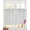 Gray, variant on Black Dandelion Sheer Curtains 84 Inch Length 2 Panels Set for Living Room/Bedroom, Spring Modern Minimalist Country Flower Kitchen Curtains Grommet Semi-Sheer Curtains Window Treatments 52"x84"x2