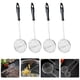 thumbnail image 4 of Coladores de fideos prácticos, utensilios de cocina de acero inoxidable, color negro, 4 Uds., 4 of 5