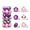 Purples, variant on Christmas Ball Ornaments - 24Pcs Christmas Ornament Pendant Party Supplies Tree Hanging Plastic for Christmas Tree Decoration 6cm 2.36In Christmas Decorations