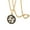 Gold Pisces, variant on Women Men's 12 Constellation Horoscope Hollow Pendant Necklace Stainless Steel Birth Star Sign Personalized Pendant Chain Jewelry Gold Libra