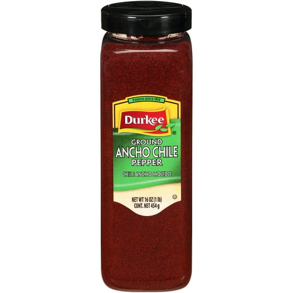 Durkee® Ground Ancho Chile Pepper 16 oz. Shaker