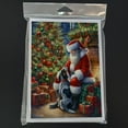 thumbnail image 3 of Bluetick Hound and Santa Claus Greeting Cards Pack of 8 7 in x 5 in, 3 of 3