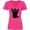 Hot Pink, variant on Inktastic Happy Halloween Cute Ghost Women's V-Neck T-Shirt