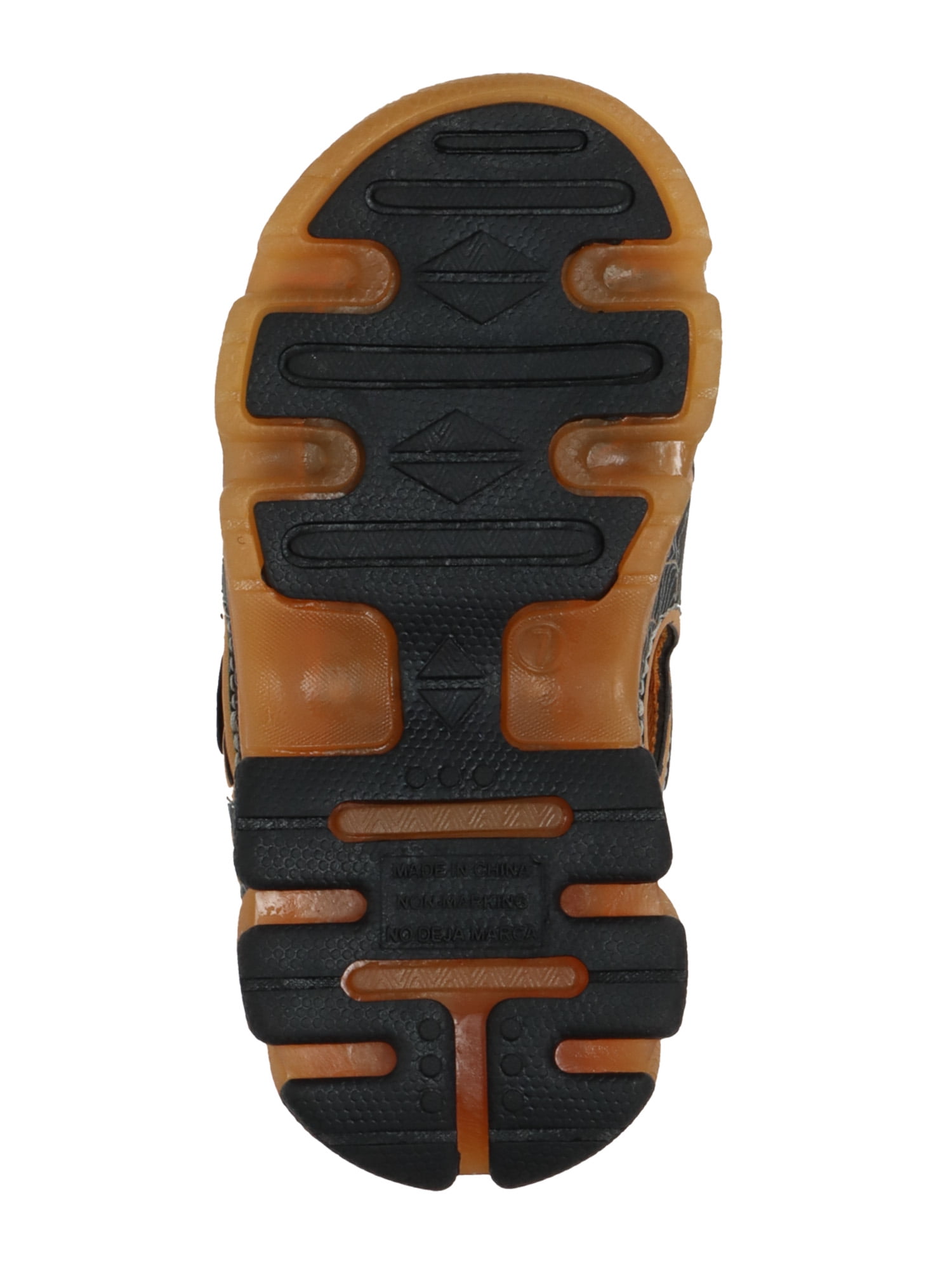 Jurassic World by Universal Little Boys Open Toe Orange Sandal