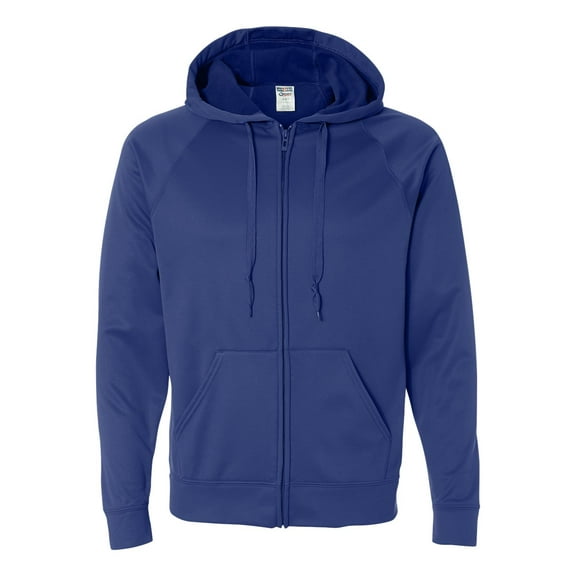 Jerzees 6 oz. Sport Tech Fleece Full-Zip Hood (PF93MR) Royal Blue, 3XL