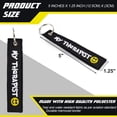 thumbnail image 2 of x xotic tech Keychain Tag with Key Ring for Motorcycles, ATV UTV, Cars, Backpack, Keys Tag Lock Luggage Scooters Embroidered Accessory (My Therapist), 2 of 9
