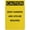 Warning Sign 6, variant on Caution Biohazard Sign, 8"x12" Metal Tin Wall Decor, Funny Poster Plate for Shop Yard Man Cave Garage Outdoor