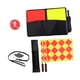 thumbnail image 1 of Kit de árbitro de fútbol, ​​accesorios para banderas de árbitro, equipamiento para partidos, juez de línea, banderas de fútbol para partidos y competi, 1 of 9