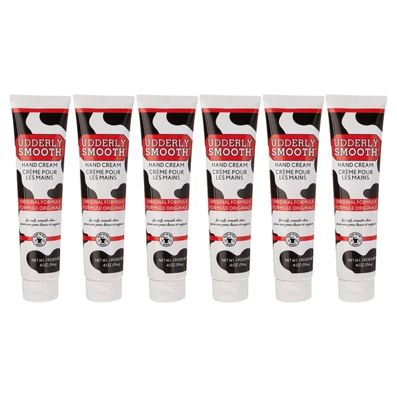 Udderly Smooth Hand Cream 4 oz (Pack of 6)