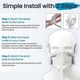 thumbnail image 4 of 3Packs Replacement Cushion for Medium, Replacement CPAP, 4 of 5