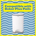 thumbnail image 5 of Gen Diaper Pails Dekor Plus Diaper Pail Refill, 5 Refill Liners, 30% Thicker, Leak-Proof, Powder Scent, 5 of 6