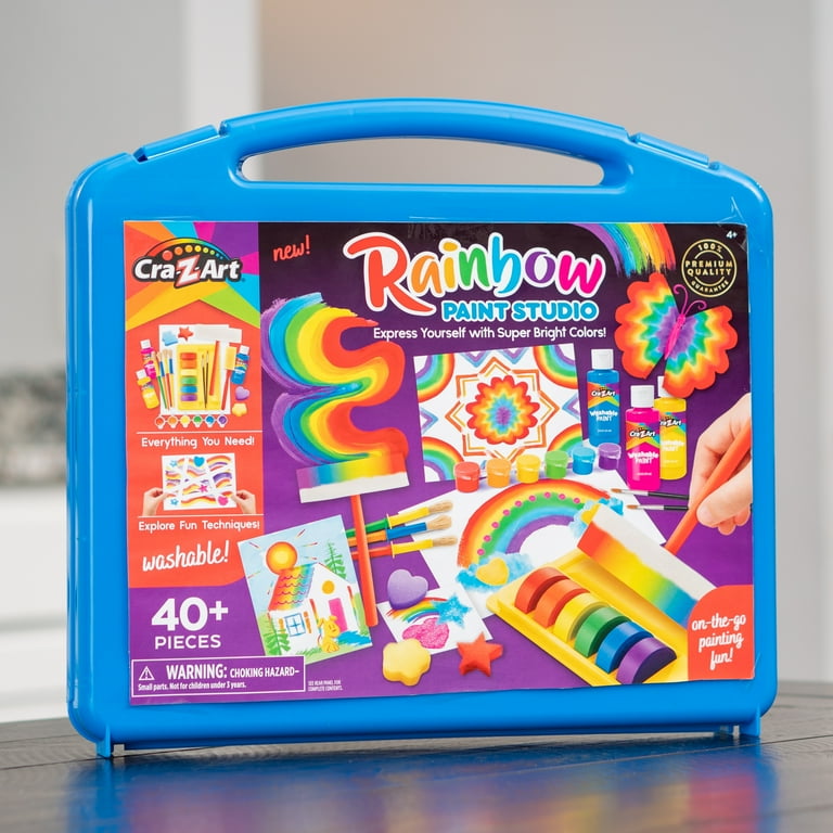 Cra-Z-Art Rainbow Paint Studio, Multicolor 40 Piece Unisex Cra-Z-Art Rainbow Paint Studio, Multicolor 40 Piece Unisex