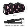 thumbnail image 2 of KLL Poodle Dog Duffle Bag For Men Women Sport Gym Fitness Tote Travel Training Workout Basketball Football Weekender, 2 of 6