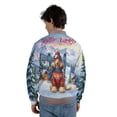 thumbnail image 5 of Hello Welcome Winter The Ski Afghan Hound Snowy Day All Over Print 3D Baseball Jacket Dog Lover Bomber Jacket Softball - 13013, 5 of 6