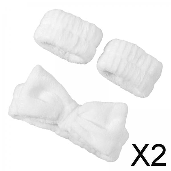 Paquete de accesorios para el cabello Salvador Diadema de spa 2 piezas