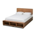 thumbnail image 2 of Baxton Studio Brown Finished Wood 4-Drawer King Size Platform Storage Bed, 2 of 12