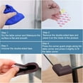 thumbnail image 7 of Unique Bargains 8pcs Edge Foam Corner Cushion Guards  Roll Soft Bumper Protector Dark Brown, 7 of 7