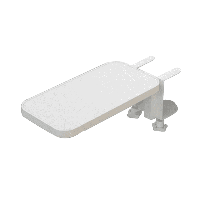 Armrest Pad Desk Computer Support Mouse Pad Wrist Support Arm Bracket Folding Keyboard Elbow Support Pad White