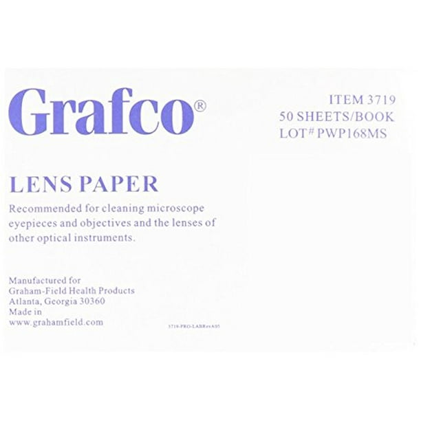 Lens Paper, Book of 50 Sheets
