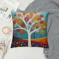 thumbnail image 2 of COMIO  Throw Pillow Covers Natural Pattern Decorative Pillowcases Pillow Cases Home Car Decorative Trees and Birds, 2 of 5