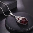 thumbnail image 4 of TidBay Chaîne de Pull pour Femmes en Forme Ovale avec Strass Style Coréen Élégant Pendentif Résistant à l'Usure Collier Bijoux Cadeaux, 4 of 8