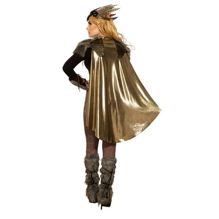 Halloween Viking Valkyrie Cape and Shoulder Pads