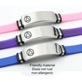 thumbnail image 2 of Inspirational AA AF NA Sobriety Gifts,One Day At A Time Sober Recovery Silicone Bracelet, Surgery Soberness Recovering Jewelry Gifts for Family Friends, Black, 2 of 7