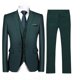 thumbnail image 1 of Allthemen Mens Business Wedding Notched Lapel Solid Color Slim-fit Two-button Three-piece Suit (Blazer and Pants and Vest) zhangyuxiang LED, 1 of 2